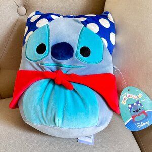 Squishmallow Kellytoy Plush Disney Lilo & Stitch Super Hero Stitch 8" NWT NEW